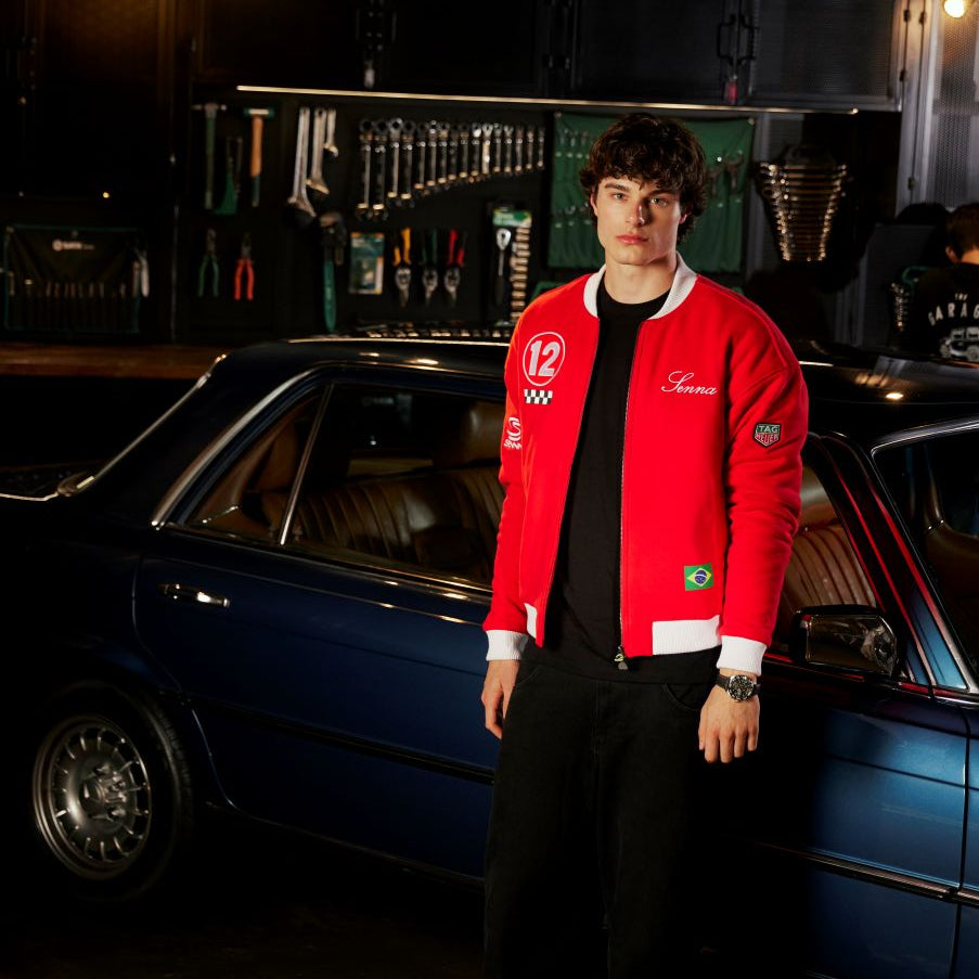 TAG Heuer x Senna Race Varsity Jacket