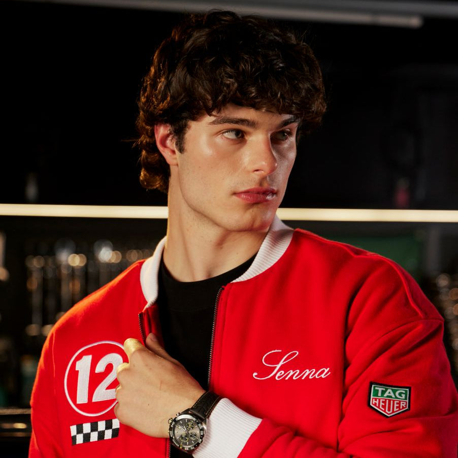 TAG Heuer x Senna Race Varsity Jacket
