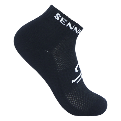Senna Three Pack of Ankle Socks - Black