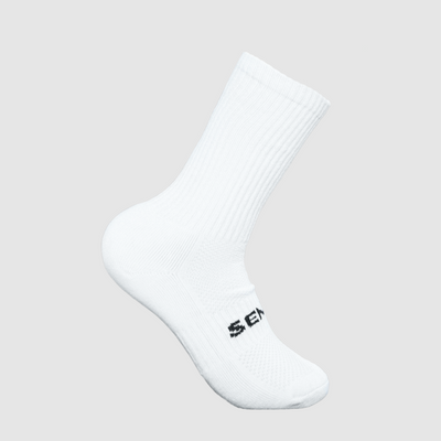 Senna Three Pack of Crew Socks - White