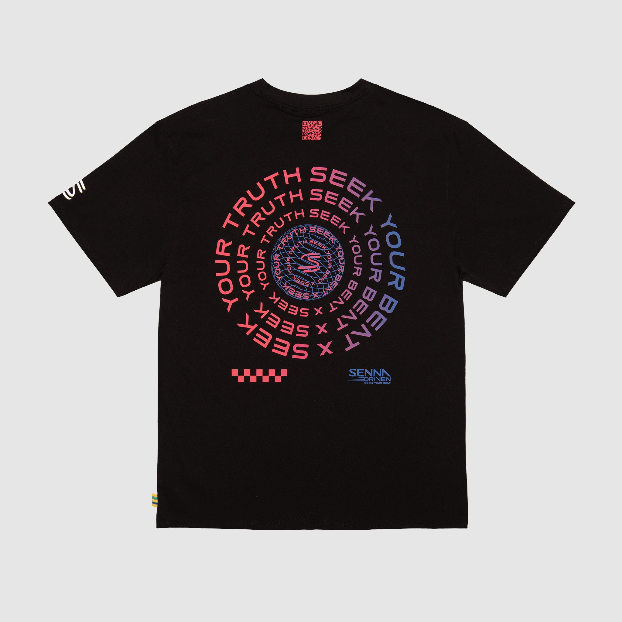 Senna Driven Seek Your Truth Graphic Tee Black | Senna Store