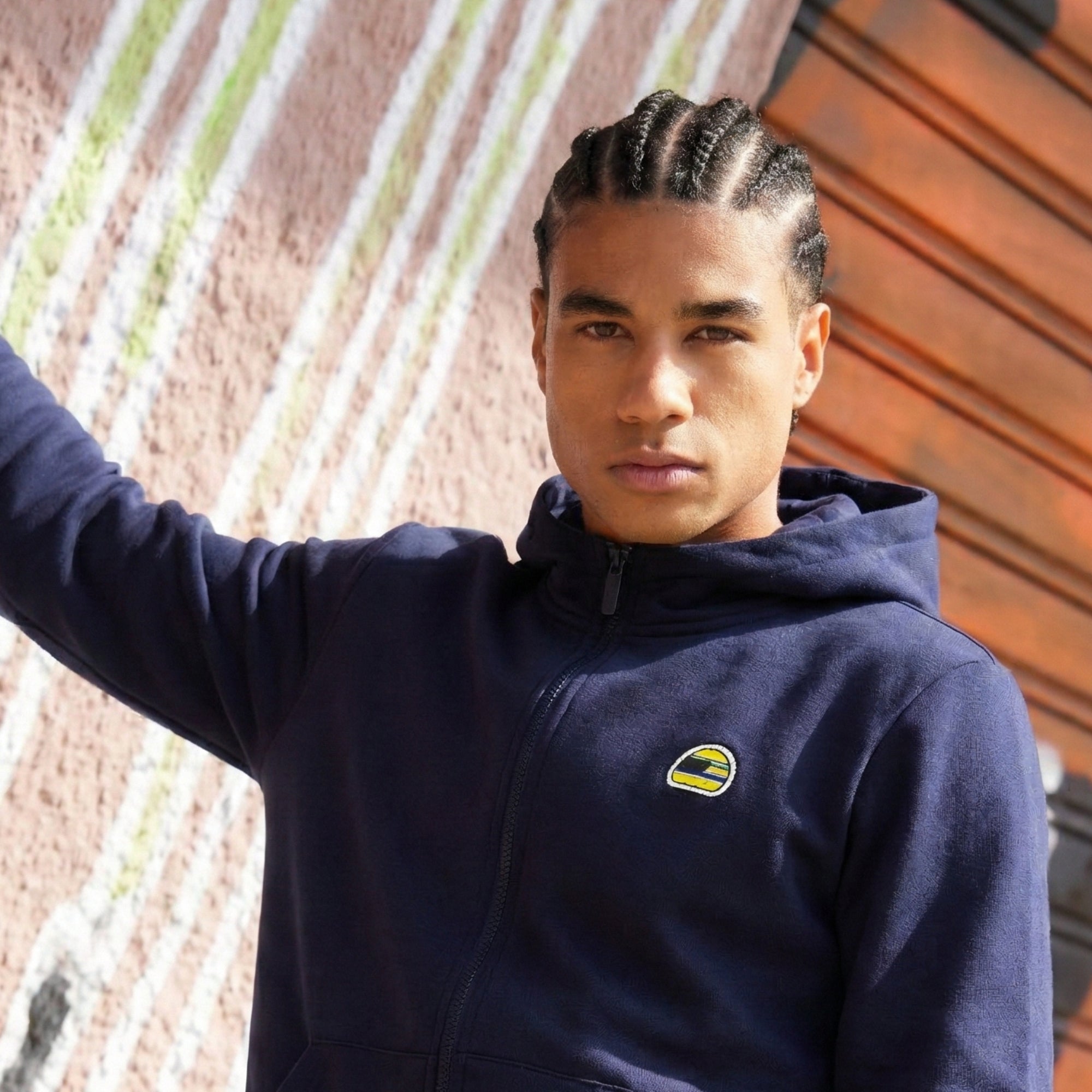 Senna Helmet Zip Hoodie