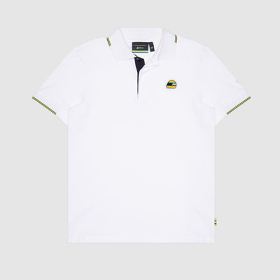 Senna Helmet Polo - White