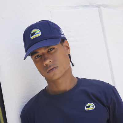 Senna Helmet Washed Cap - Navy