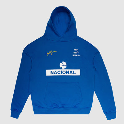 Senna Nacional Pullover Hoodie - blue