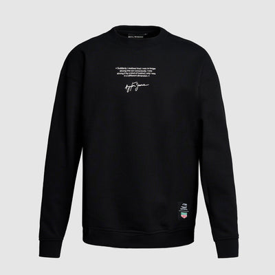 TAG Heuer x Senna Oversize Crewneck Sweat - Black