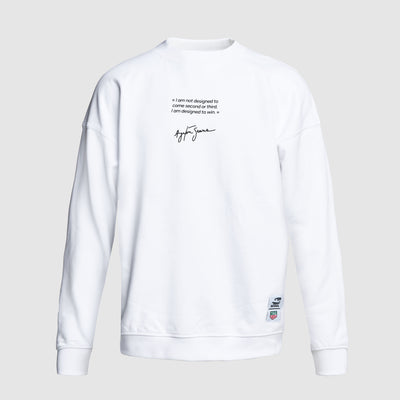 TAG Heuer x Senna Oversize Crewneck Sweat - White