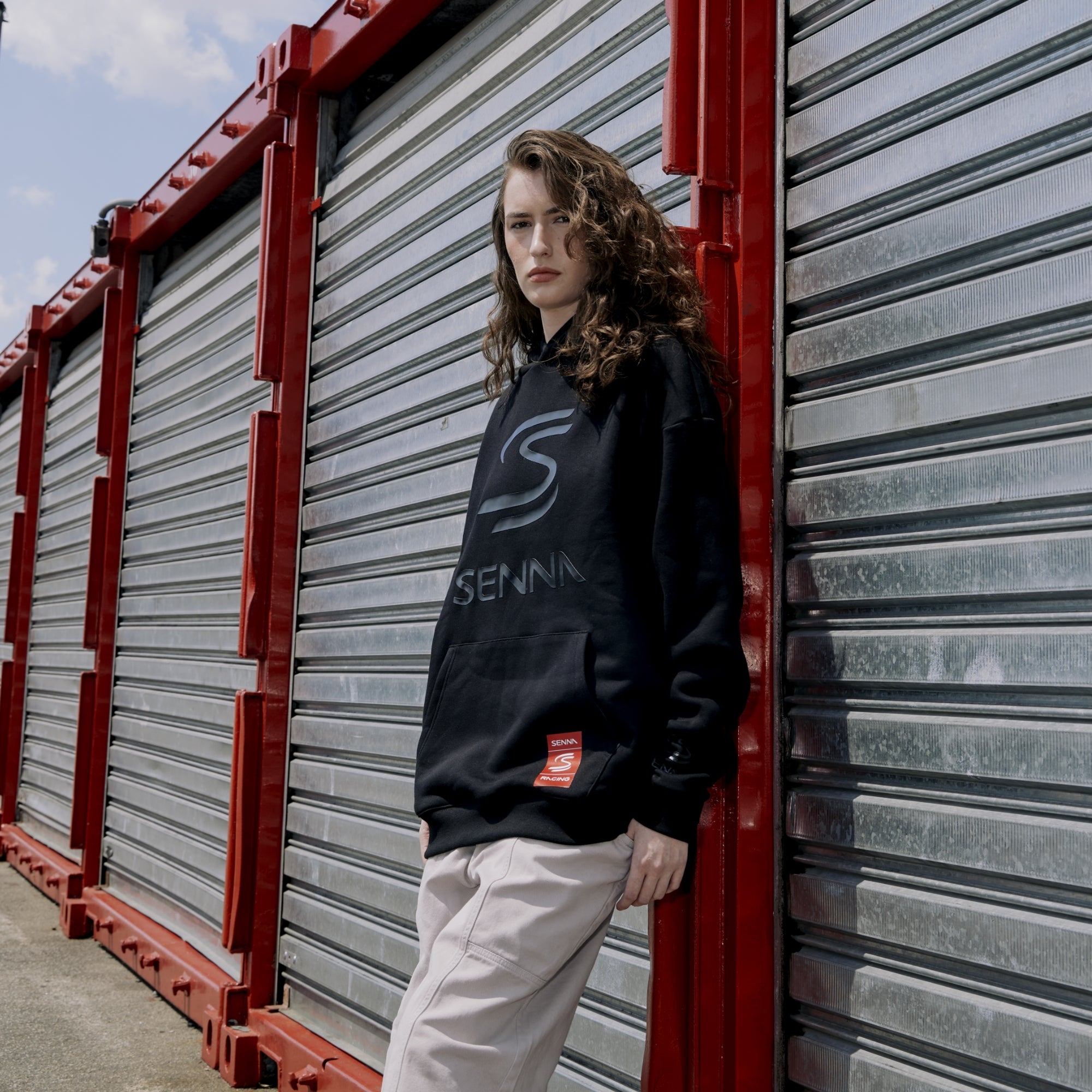 Senna Relaxed Fit Logo Hoodie