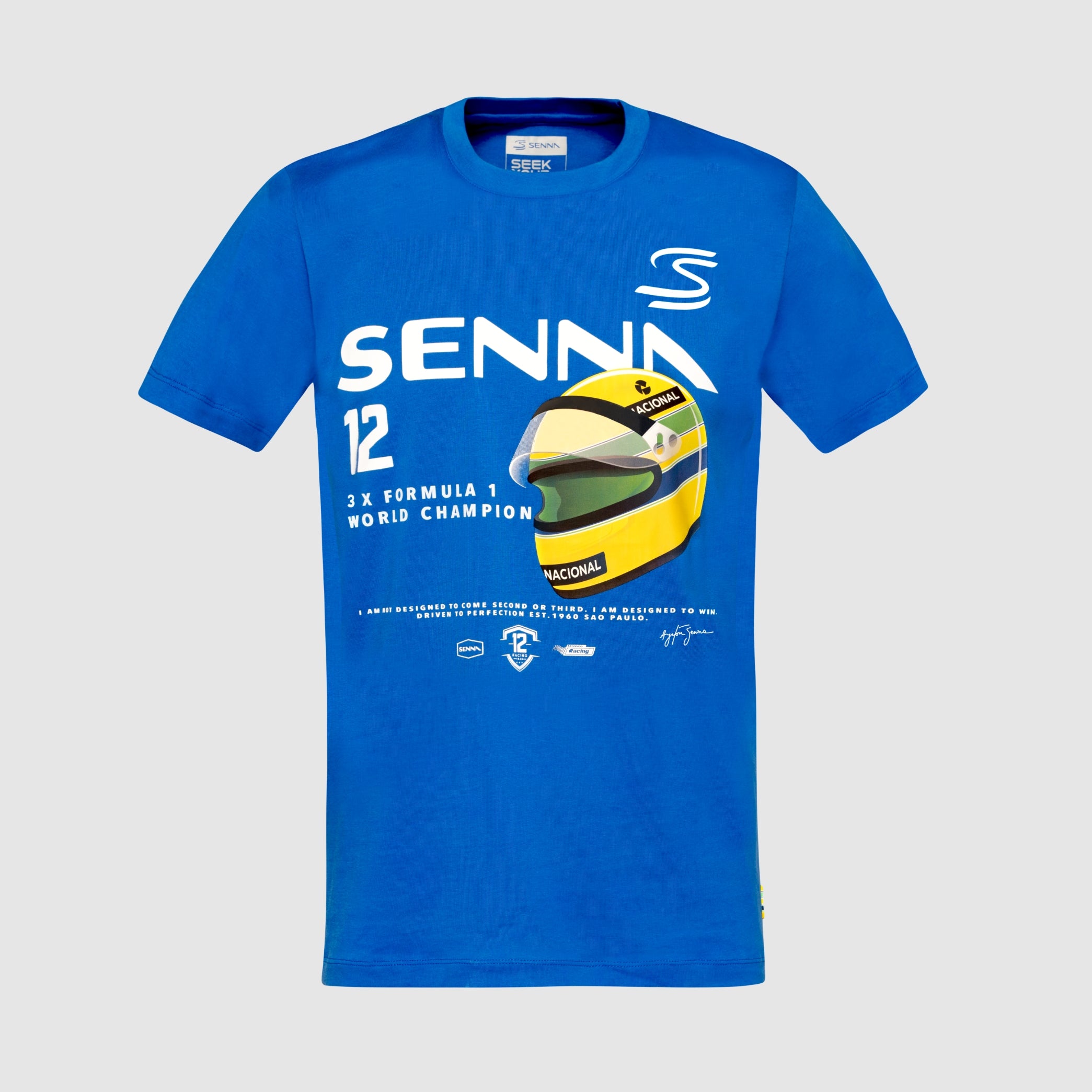 Senna 12 Graphic Tee Blue | Senna Store