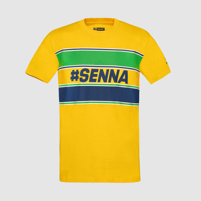 Camiseta Senna Hashtag - Yellow