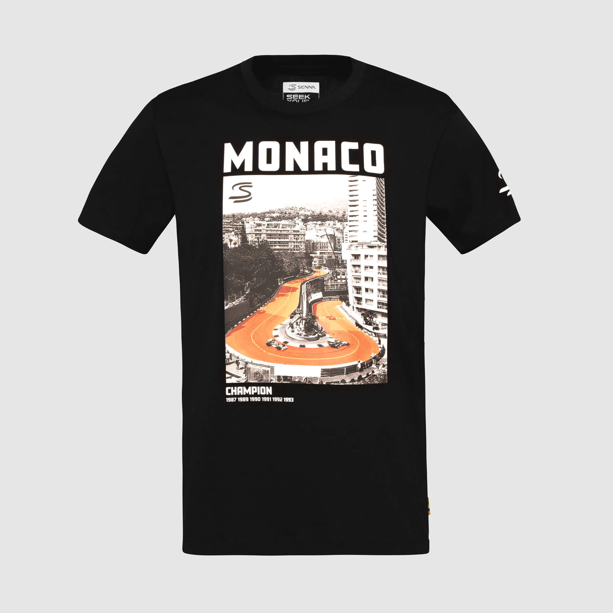 Senna F1 Circuit Graphic Tee Black | Senna Store