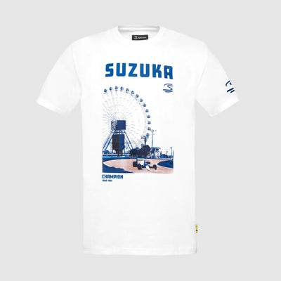 Senna F1 Circuit Graphic Tee - White