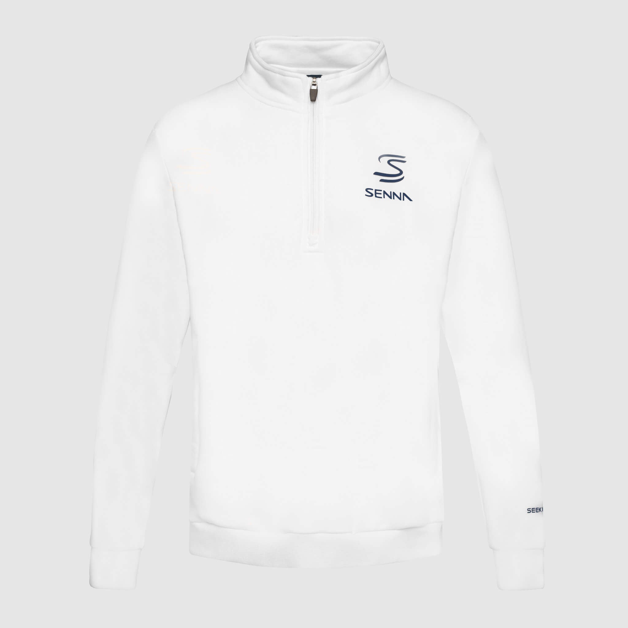 Senna Legacy 1/4 Zip Fleece White | Senna Store