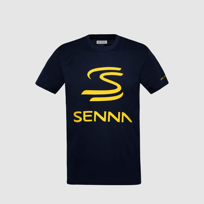 Camiseta infantil Senna Legacy Logo - Navy