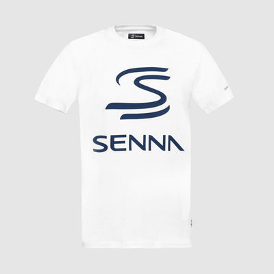 Camiseta Senna Legacy Logo - White