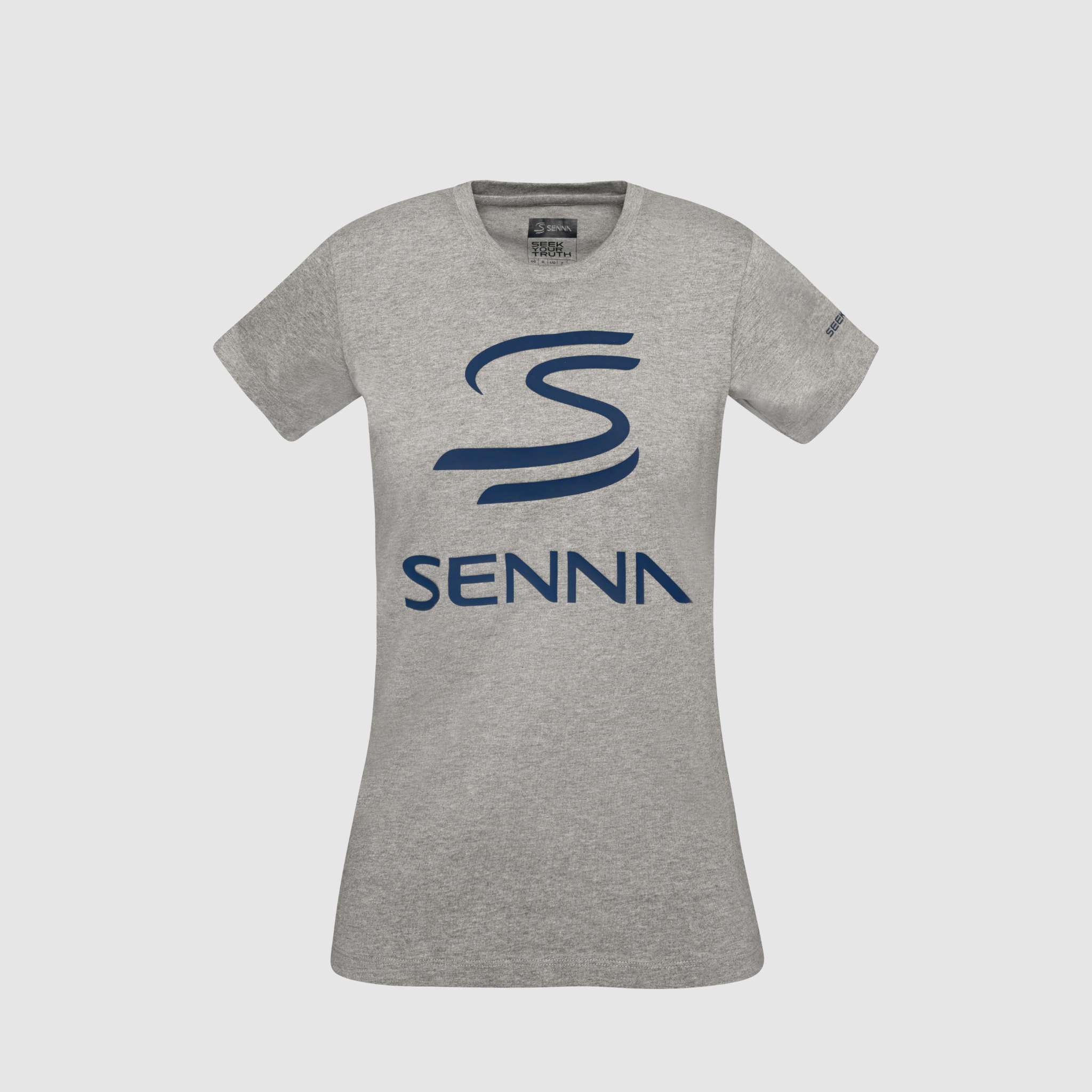 Senna Womens Legacy Logo Tee Grey Marle | Senna Store