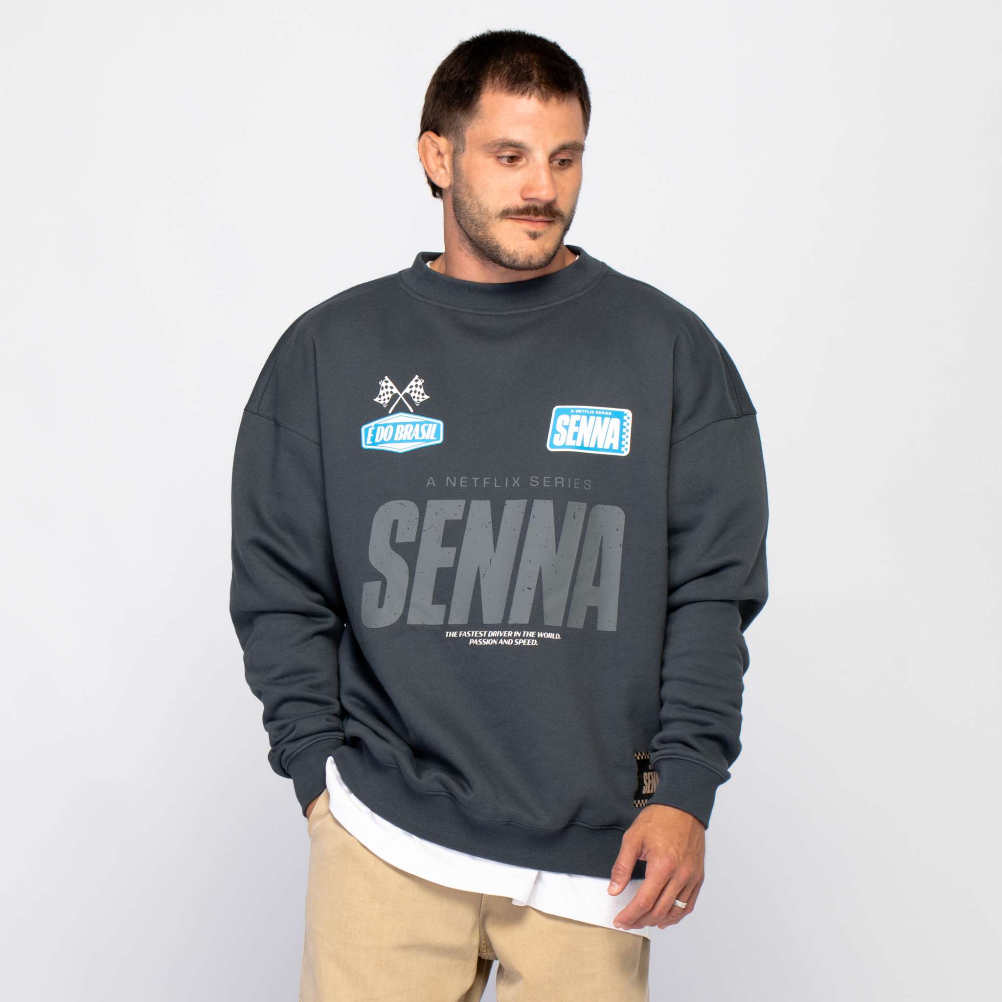 Senna Netflix Oversize Crewneck Sweat | Senna Store