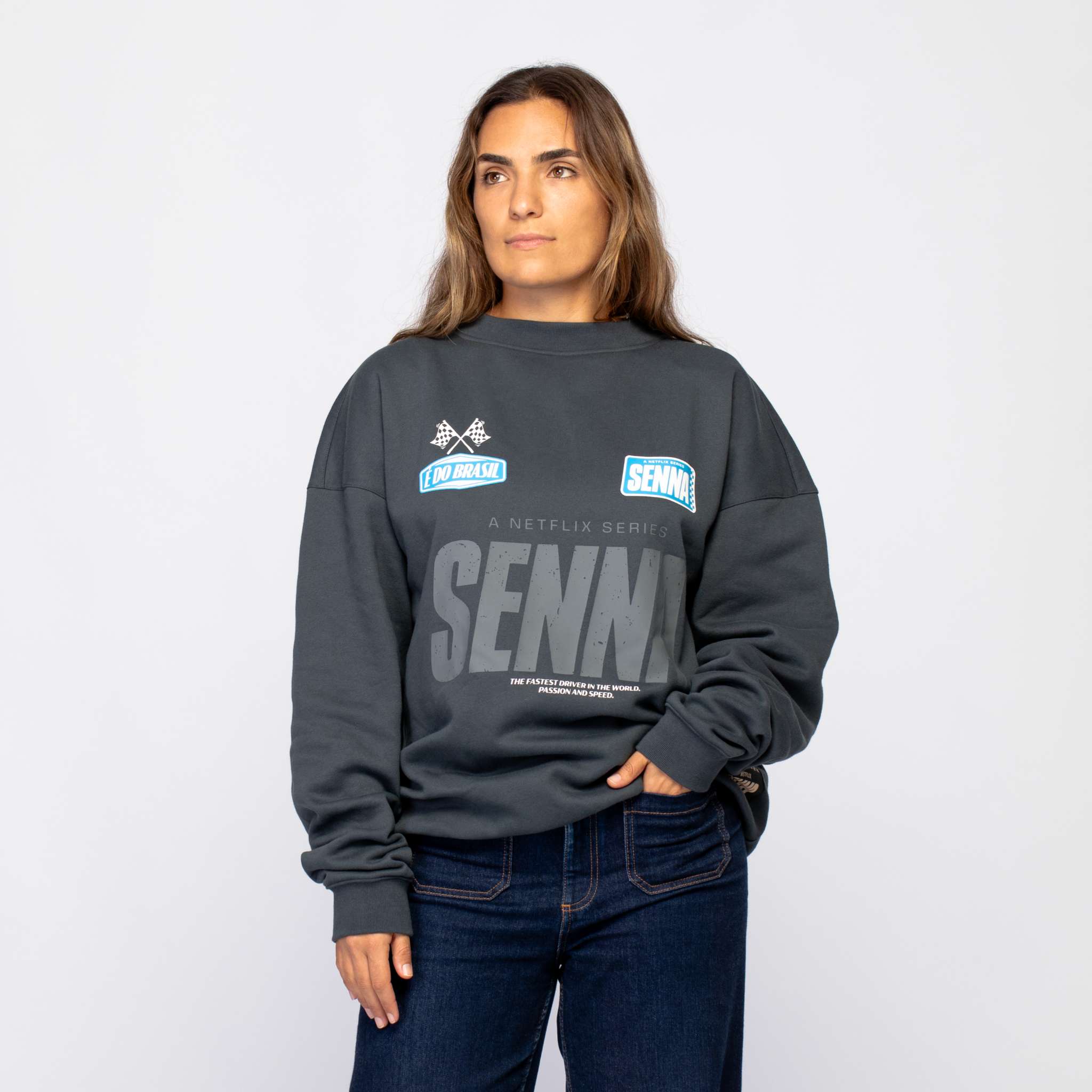 Senna Netflix Oversize Crewneck Sweat | Senna Store