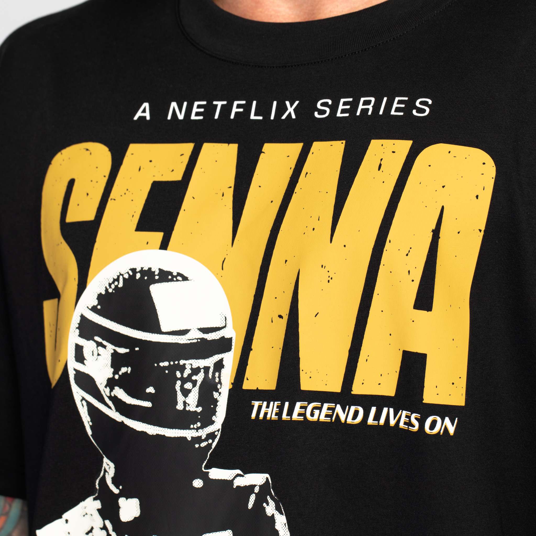 Senna Netflix Legend Lives On Oversize Tee | Senna Store