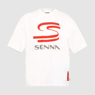 Camiseta Senna Oversize S  - White