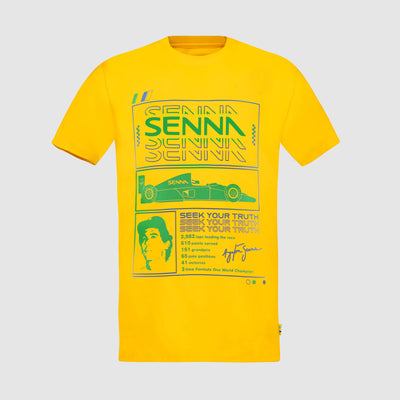 Camiseta Senna Race - Yellow
