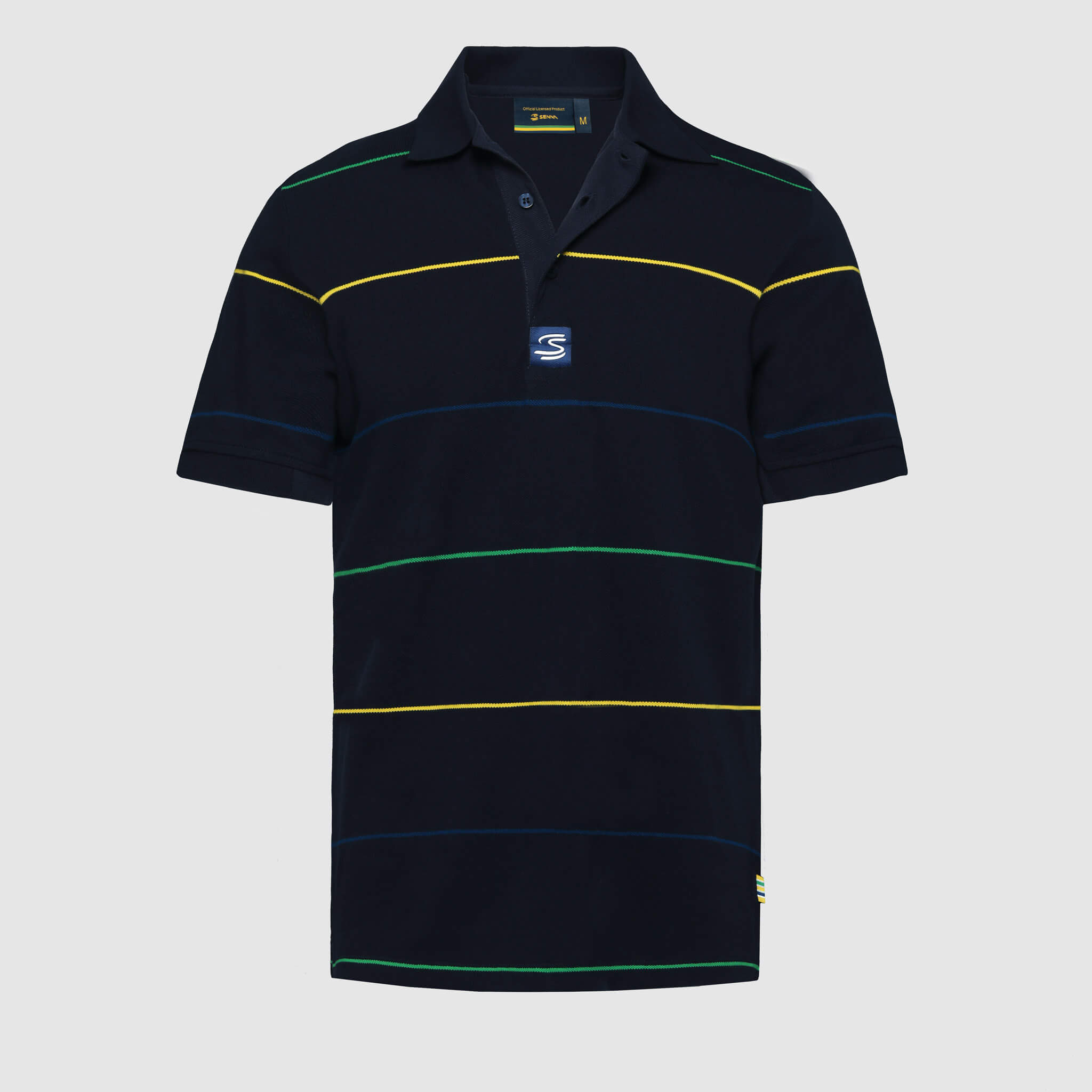 Senna Stripe Polo Navy | Senna Store
