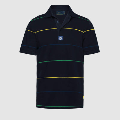 Polo listrado Senna - Navy