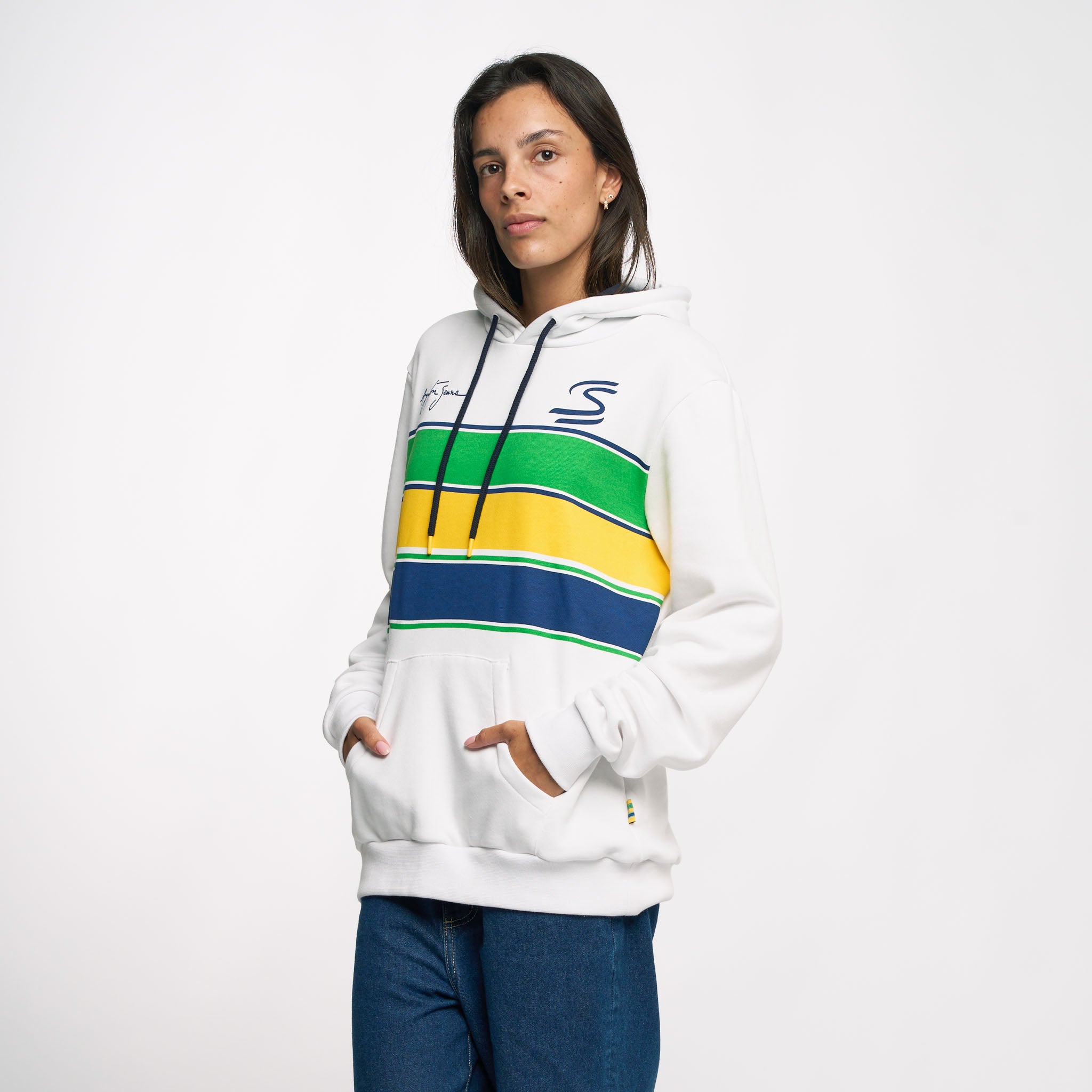 Senna Stripe Pullover Hoodie | Senna Store