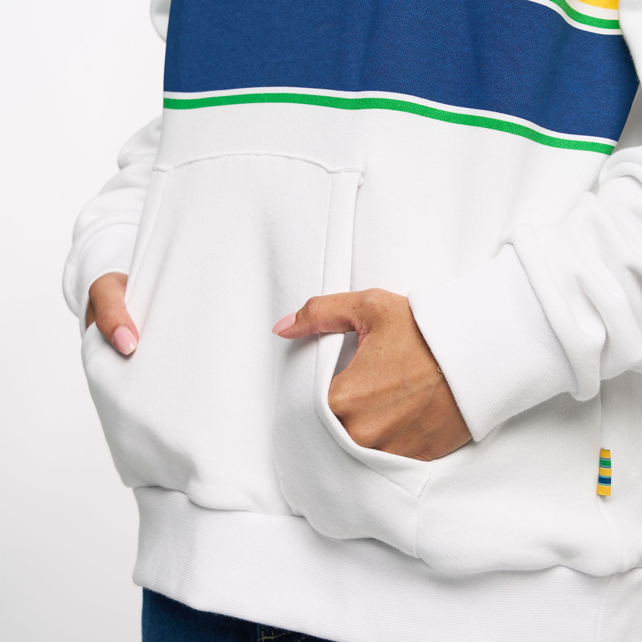 Senna Stripe Pullover Hoodie | Senna Store
