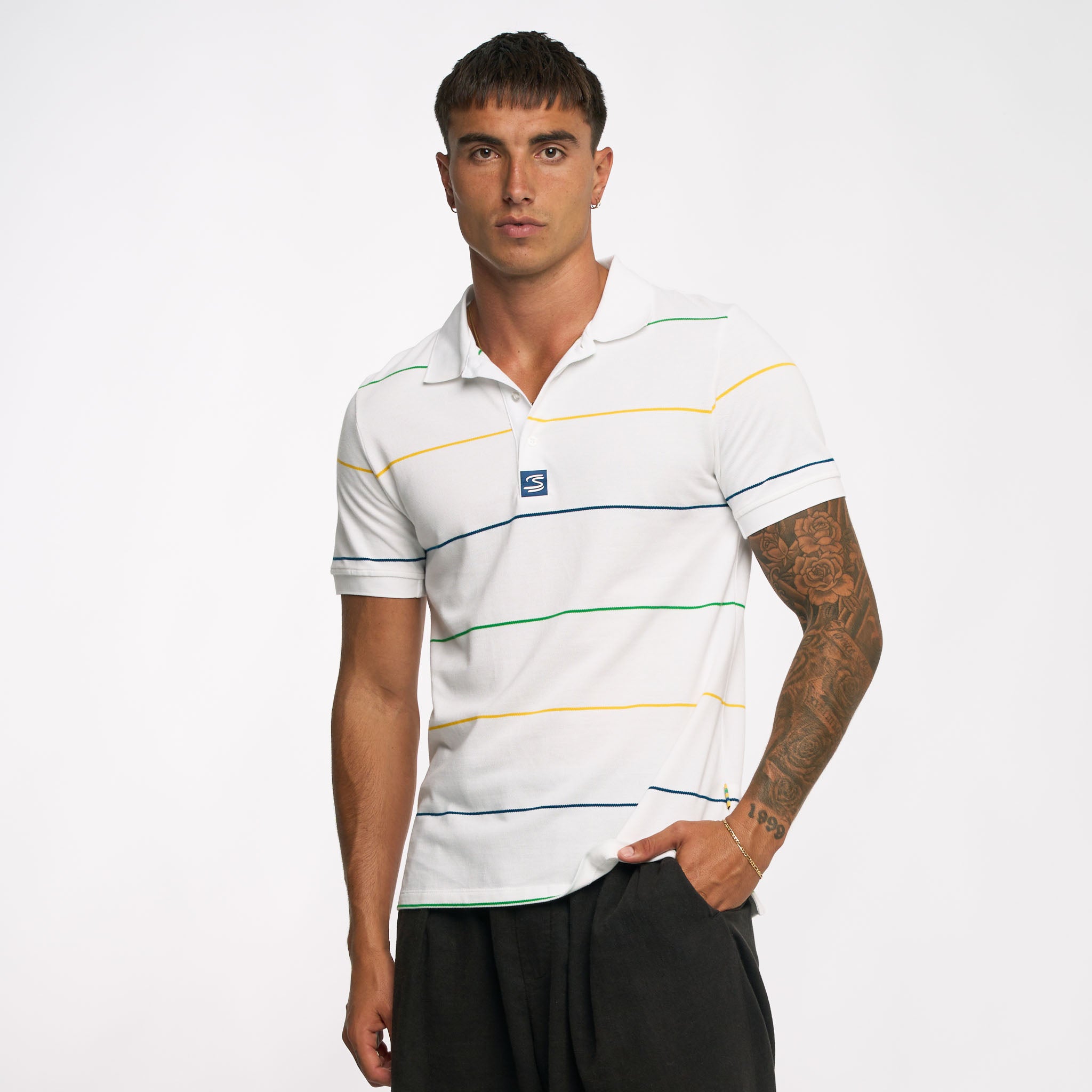 Senna Stripe Polo | Senna Store