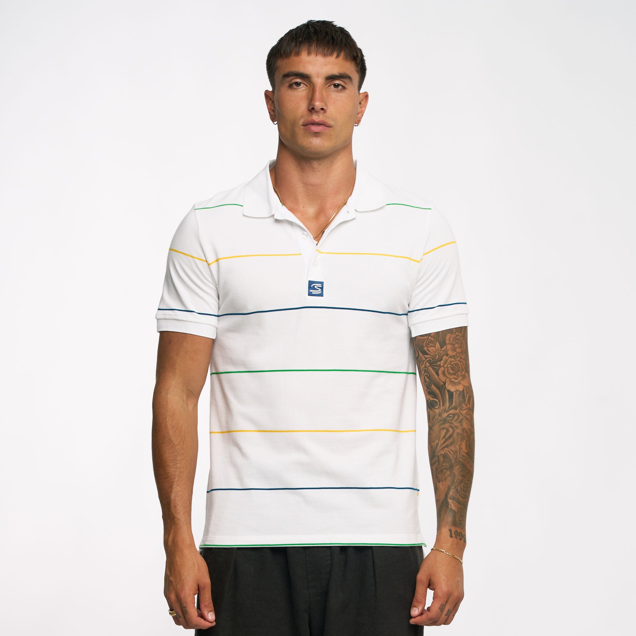 Senna Stripe Polo | Senna Store