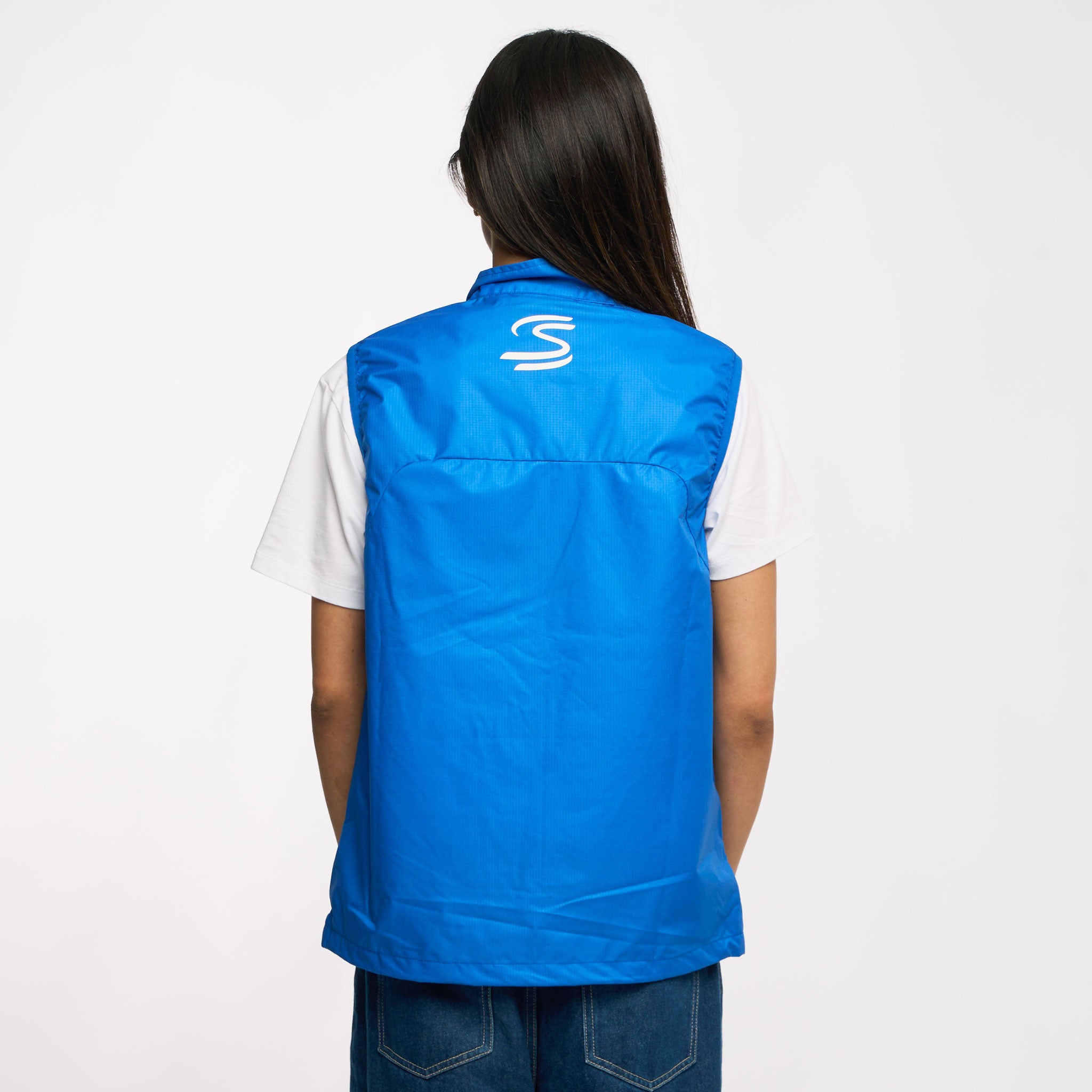 Senna Stripe Windbreaker Vest | Senna Store