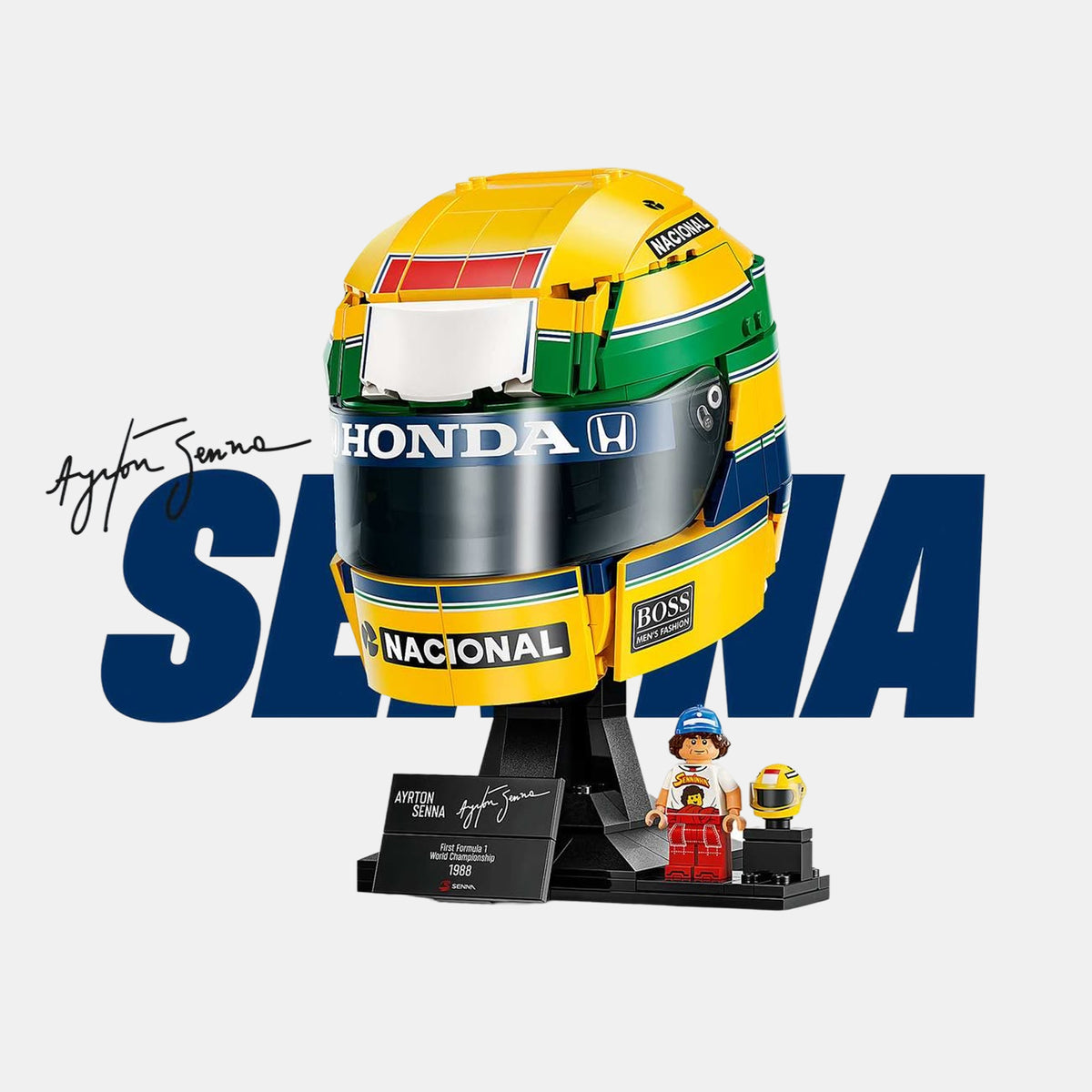 Senna Lego Editions Replica F1 Helmet