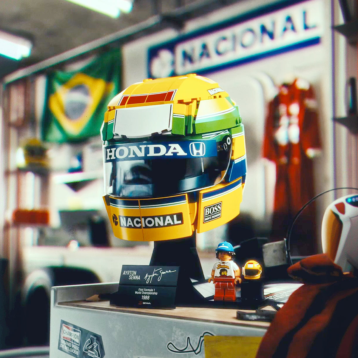 Senna Lego Editions Replica F1 Helmet