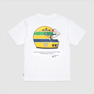 TAG Heuer x Senna 88 Helmet Tee - White