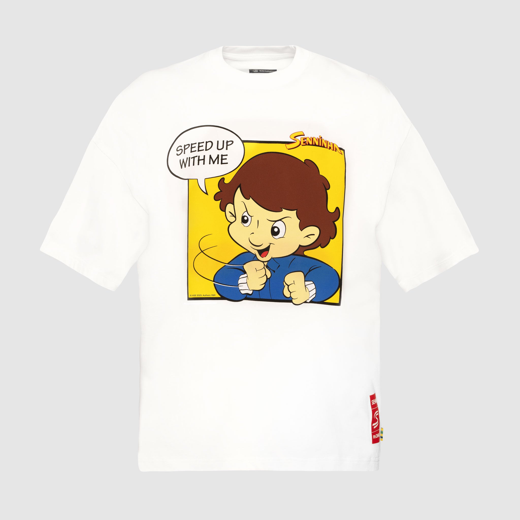 Senna Extreme Oversize Senninha Graphic Tee White | Senna Store