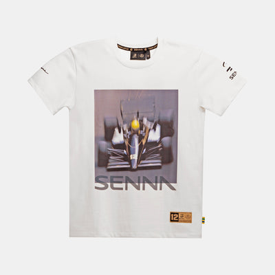 Senna x Team Lotus Graphic Tee - Cream