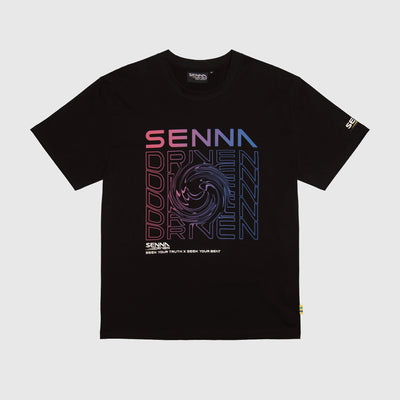 Senna Driven Seek Your Beat Graphic Tee - Black