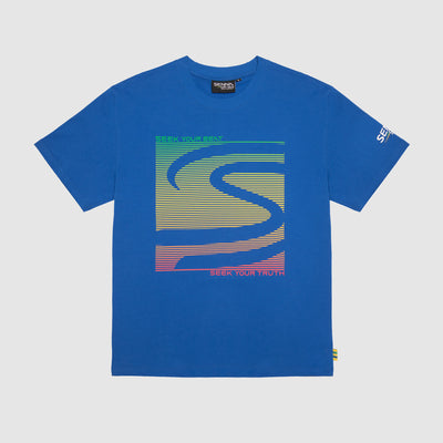 Senna Driven Seek Your Beat Graphic Tee - Blue