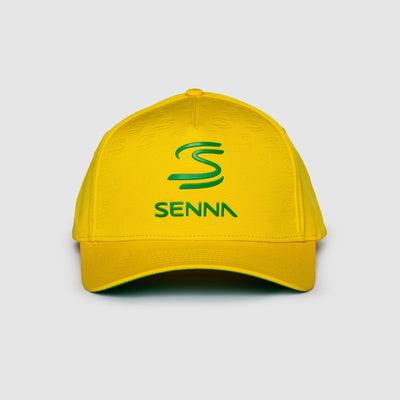 Gorra de visera curva en relieve Senna - Yellow