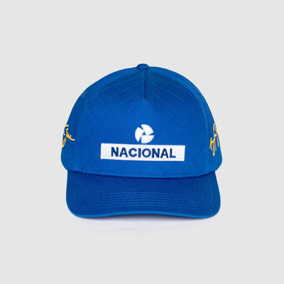 Senna Nacional Quilted Cap - Blue