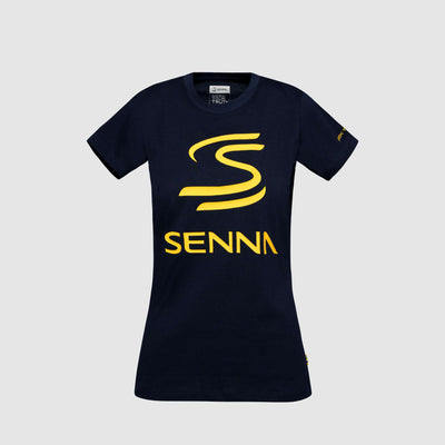 Senna Womens Legacy Logo Tee - Navy
