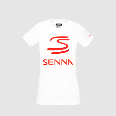 Senna Womens Legacy Logo Tee - White
