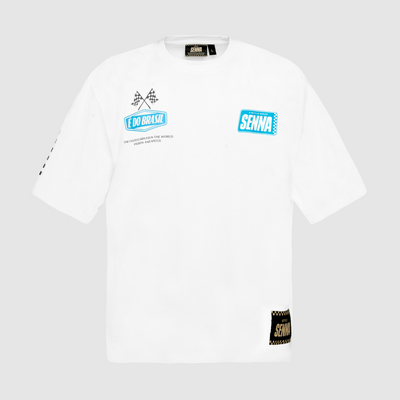 Senna Netflix Fastest Driver Oversize Tee - White