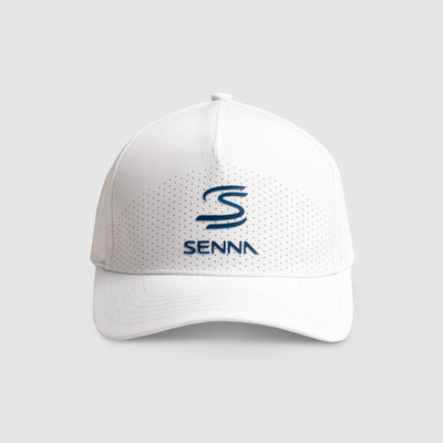 Senna Cap with Sweatband - White