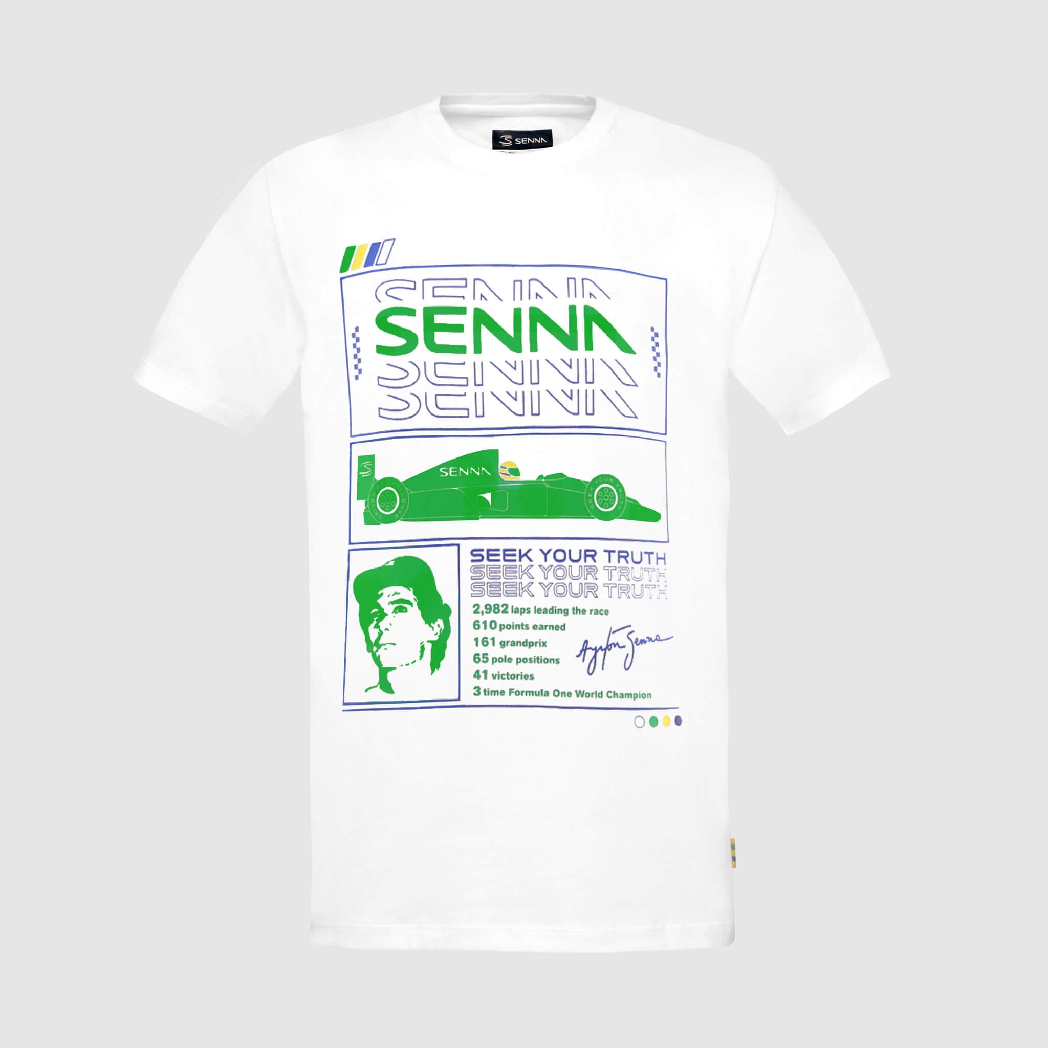 Senna Race Tee White | Senna Store