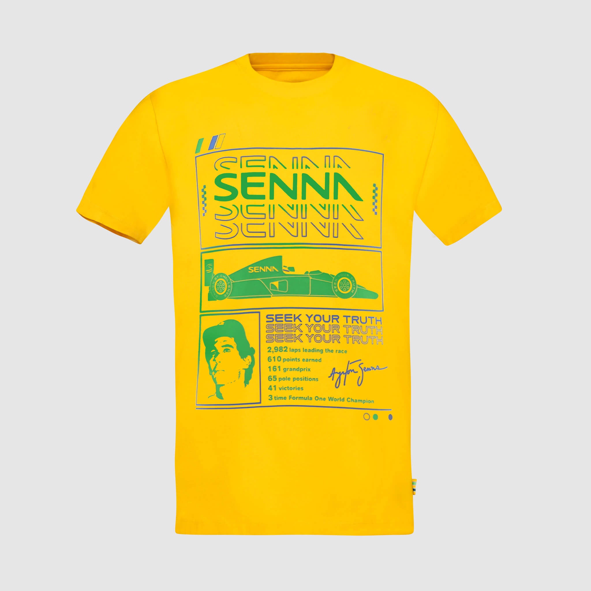 Senna Race Tee Yellow | Senna Store