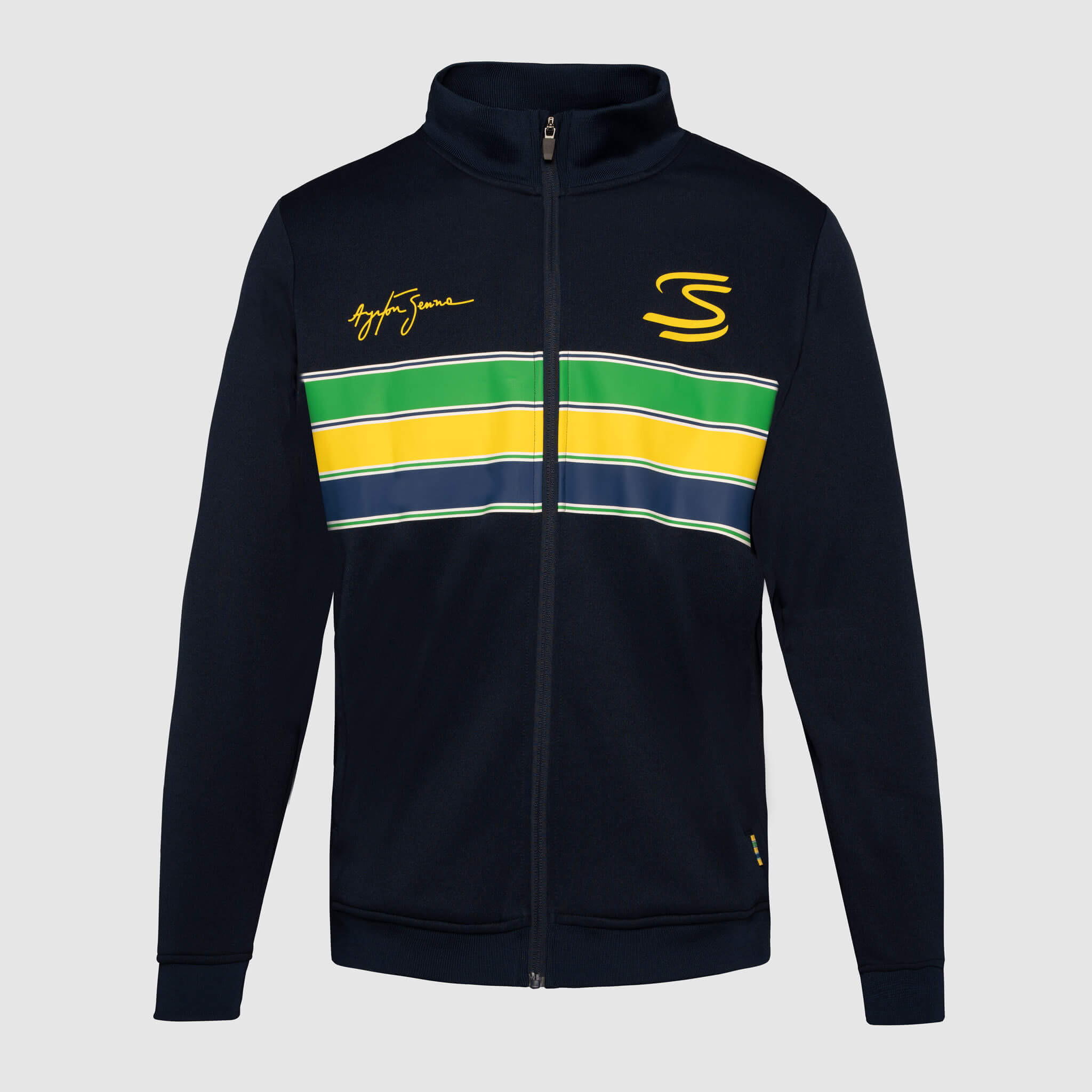 Senna Retro Stripe Jacket Navy | Senna Store