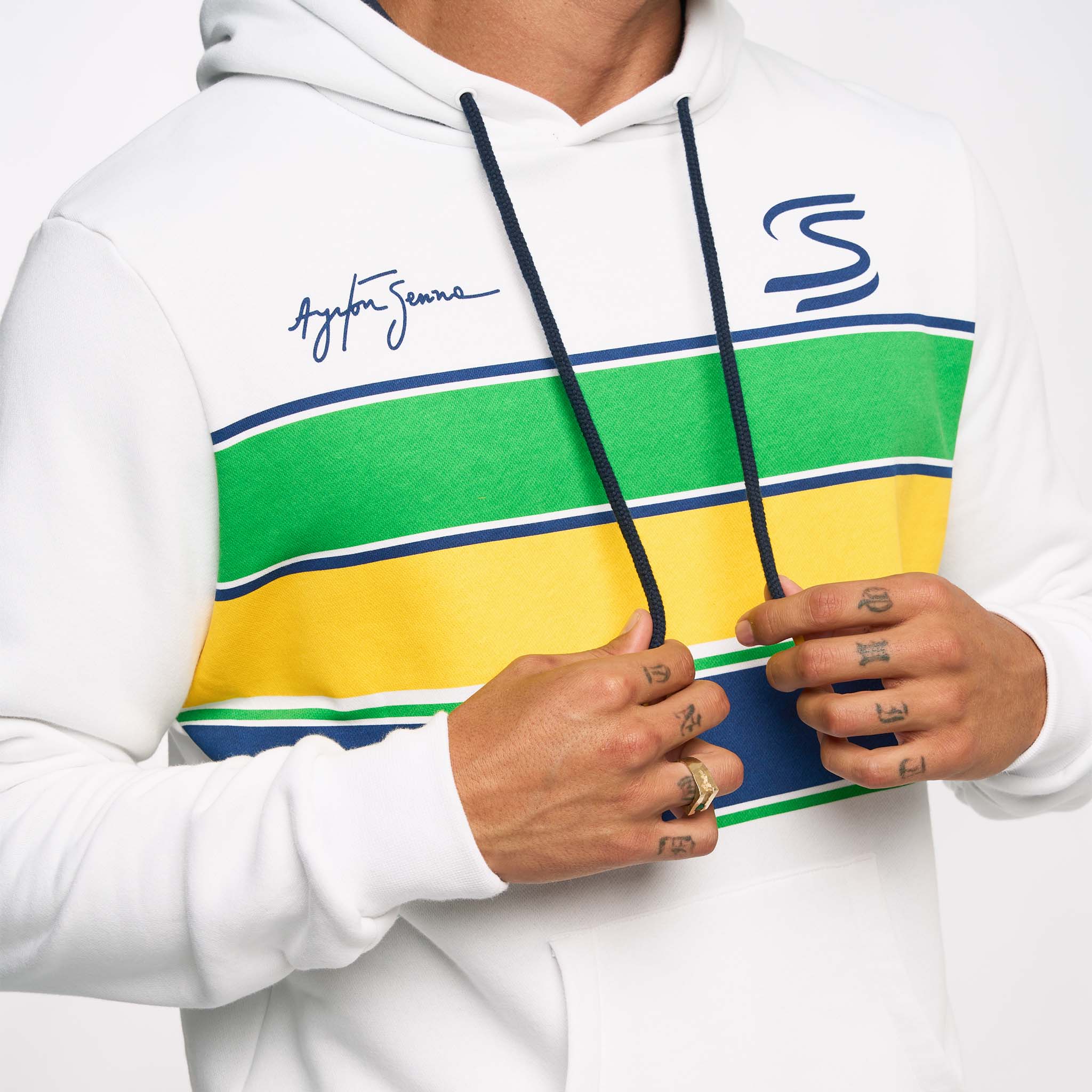 Senna Stripe Pullover Hoodie | Senna Store