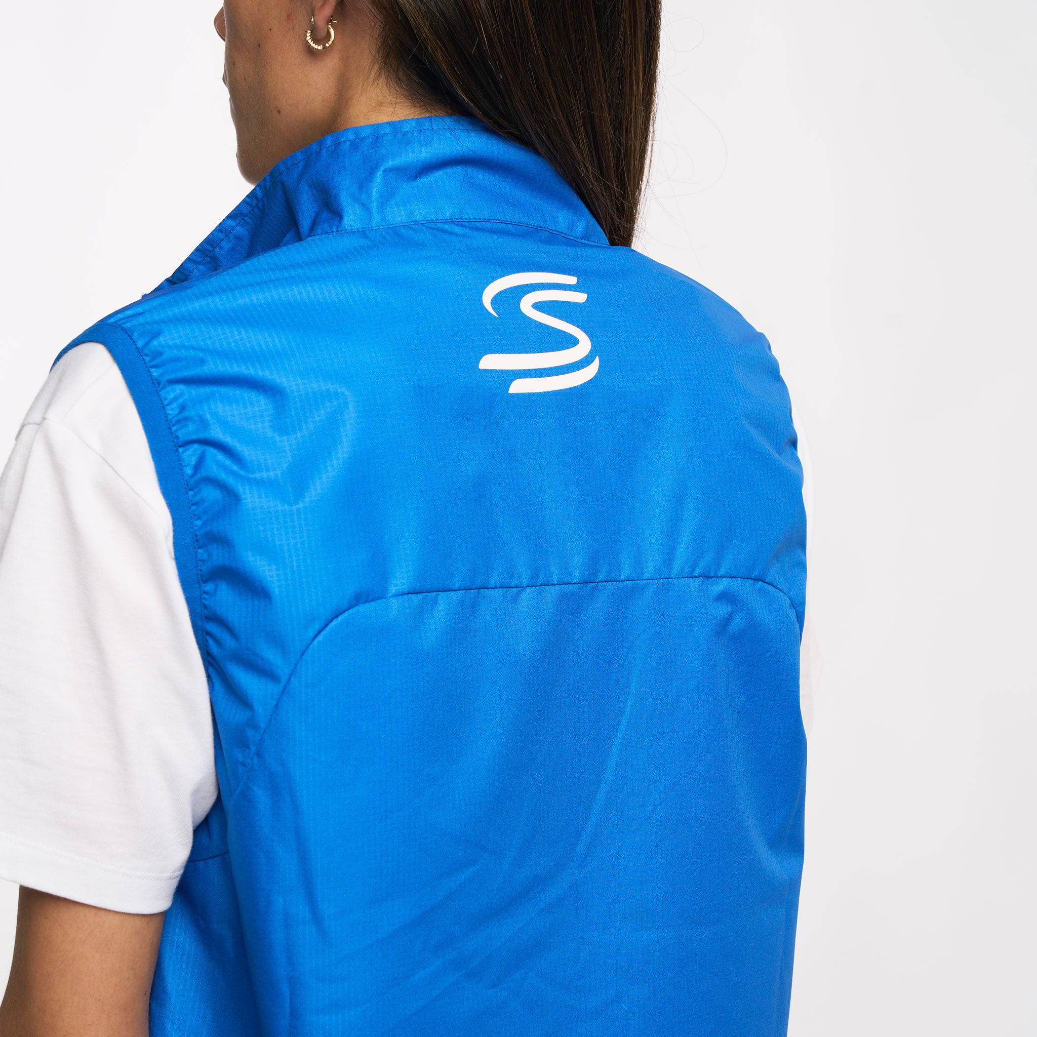 Senna Stripe Windbreaker Vest | Senna Store